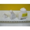 Image 1 : 3 ALABASTER CARVED BEARS