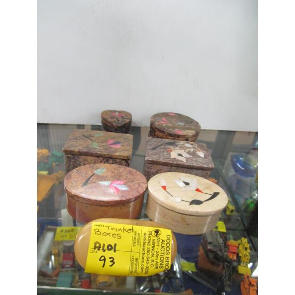 7 TRINKET BOXES