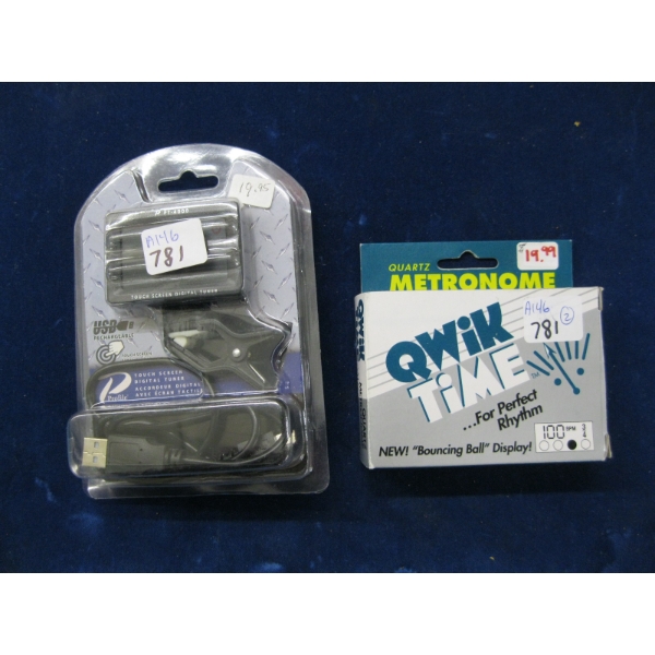TOUCHSCREEN DIGITAL TUNER & QUICK TIME METRONOME