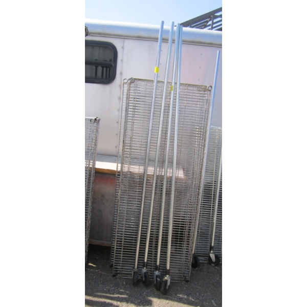 DISMANTLED 4 SHELF METRO RACK