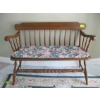 Image 1 : VILAS MAPLE WOOD BENCH W/PADDED SEAT