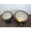 Image 2 : 2 CERAMIC PLANT POTS
