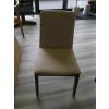 Image 1 : LIGHT UPHOLSTERED DINING CHAIR, WOOD FRAMED