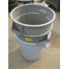 Image 1 : 3 BLUE GARBAGE CANS