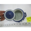 Image 2 : DARK BLUE WEDGEWOOD CONTAINER W/LID