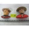 Image 1 : 2 RCMP BOSON HEADS