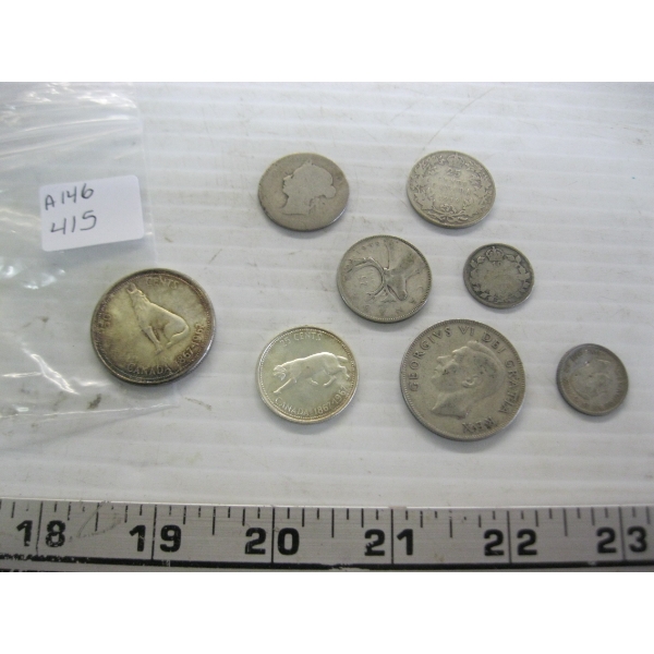CDN SILVER COINS - $2.20 FACE VALUE