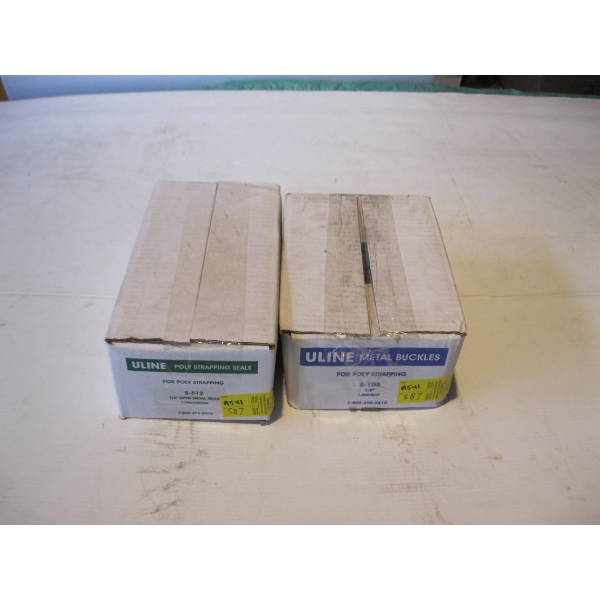 STRAPPING SEALS & BUCKLES FOR POLY STRAPPING