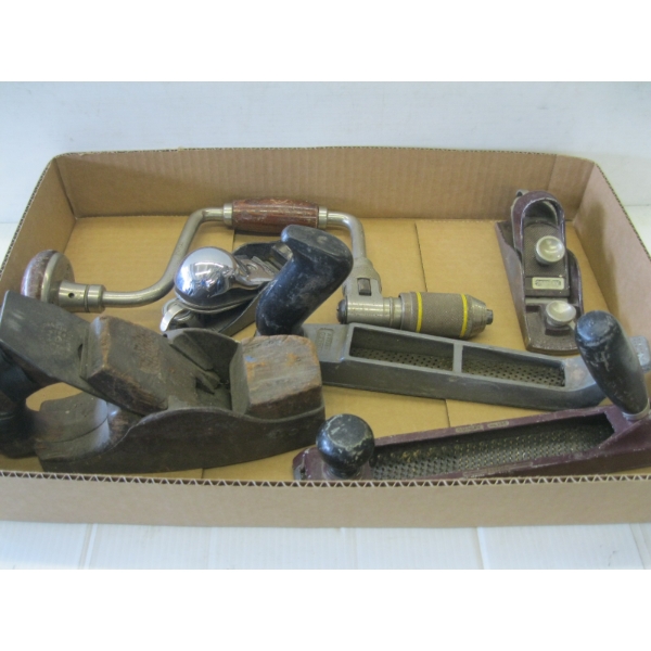 FLAT OF HAND PLANES & A DRILL