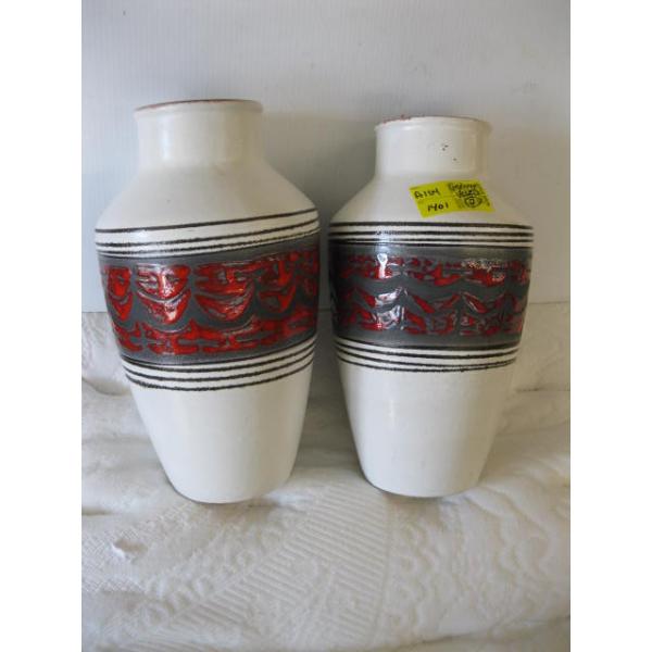 PAIR OF LG. GERMAN VASES