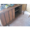 Image 2 : VINTAGE SIDEBOARD W/GLASS DOOR MIRRORED BACK CABINET