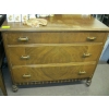 Image 2 : ANTIQUE 3 DRAWER DRESSER W/ORIGINAL PULLS
