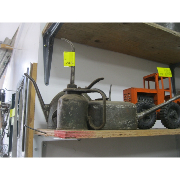 4 OIL CANS