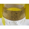 Image 3 : MOSERS 24KT GOLD RIM CRYSTAL VASE