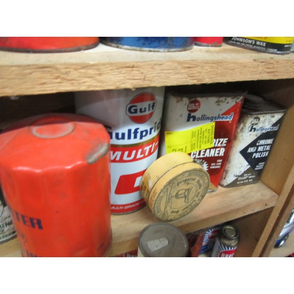 MISC. TINS & A FILTER
