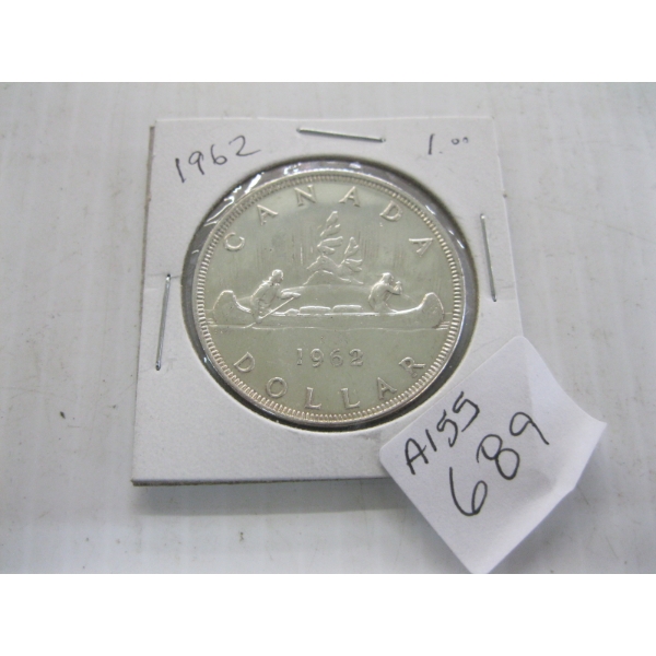 1962 CDN SILVER $1  