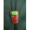 Image 3 : BOLO TIE W/METAL & STONE, STAMPED WITH V