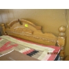 Image 3 : QUEEN SIZE OAK HEADBOARD W/2 DRAWER OAK NIGHTSTAND