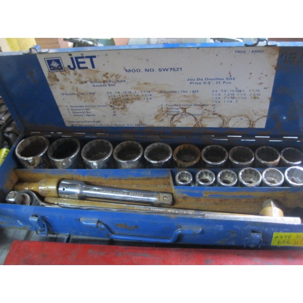 JET 3/4" SOCKET RATCHET SET