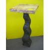 Image 1 : MARBLE LOOK PLANT STAND