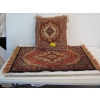 Image 2 : OAK NEWSPAPER CABINET W/SINGLE DOOR, SMALL AREA CARPET & SM. PILLOW