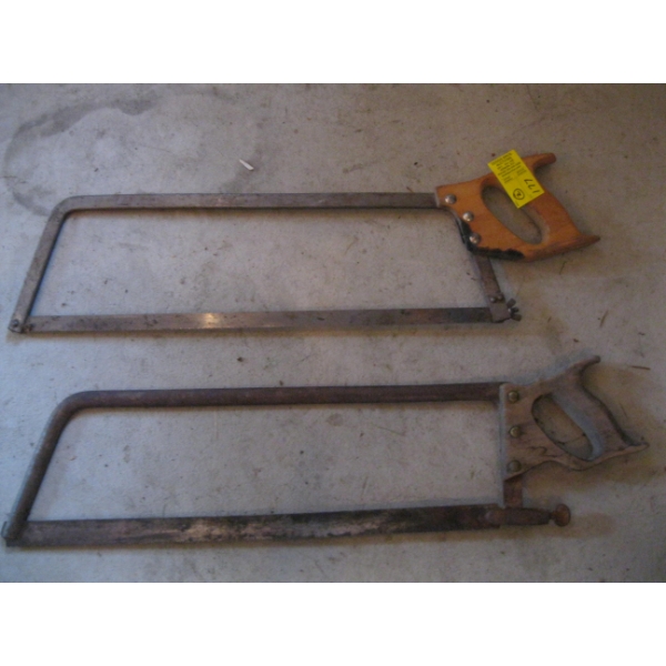 2 HAND MEAT SAWS