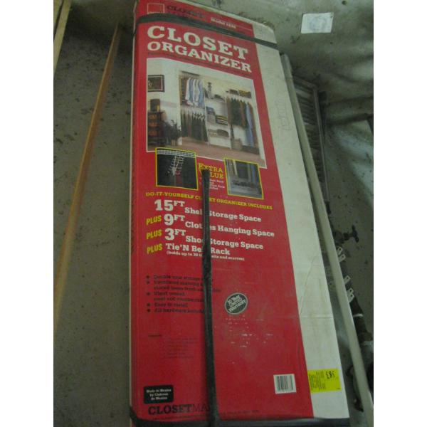 CLOSET ORGANIZER IN BOX