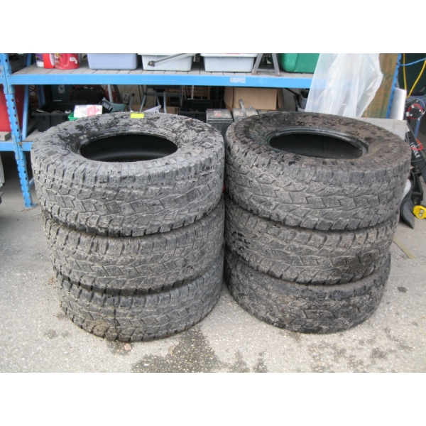 6 TOYO OPEN COUNTRY EXTREME TRUCK TIRES - 35X12.50/R75LT