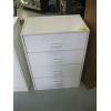 Image 1 : 4 DRAWER WHITE CHEST OF DRAWERS