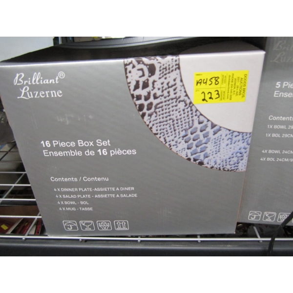 16 PIECE DINNER SET IN BOX