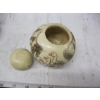 Image 4 : METAL DISH & A SM. LIDDED VASE