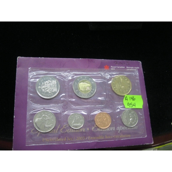 2003 SPECIMEN SET (NOT SILVER)