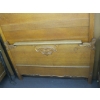 Image 2 : TALL OAK ANTIQUE DOUBLE BEDFRAME W/FOOTBOARD & RAILS