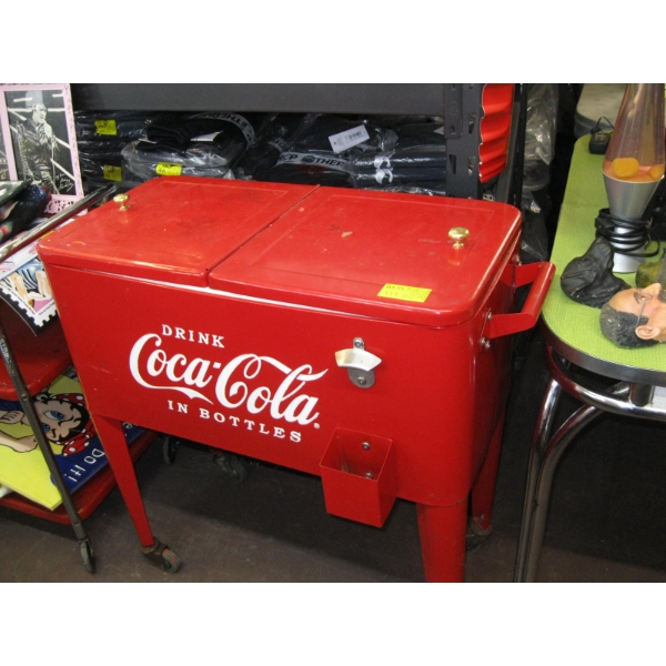 COCA COLA 4 LEG COOLER