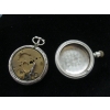 Image 1 : 1 STERLING SILVER & 1 SILVEROID POCKET WATCH PARTS