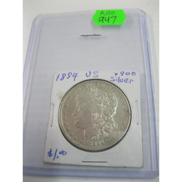1884 US $1 COIN