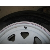 Image 2 : 5 BOLT 15" TRAILER TIRE - ST205/7515 - W/BEARING BUDDIES