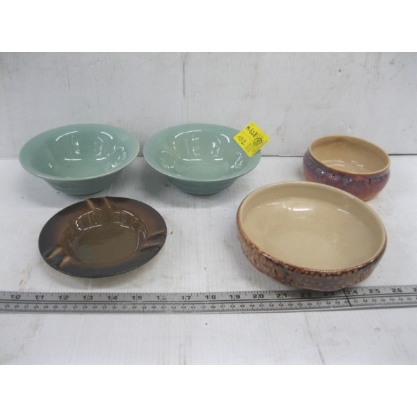 5 PIECES OF MEDALTA POTTERY