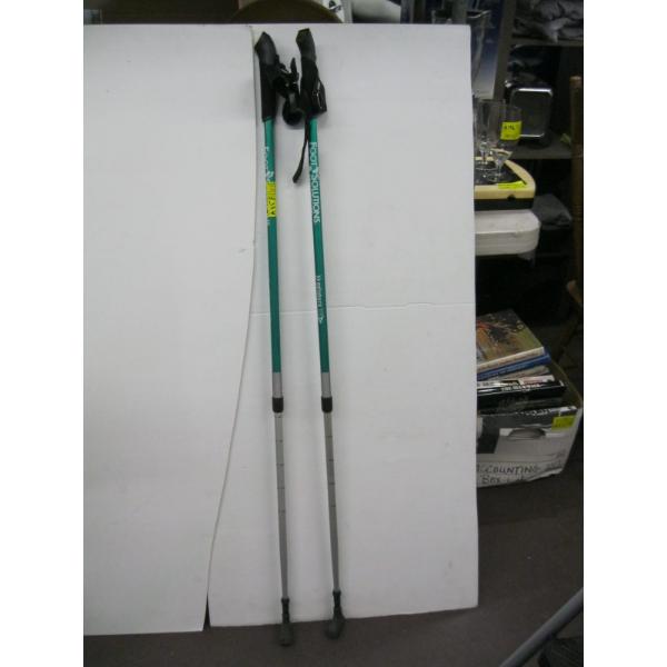 PAIR OF ADJUSTABLE WALKING POLES
