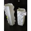 Image 3 : 2 WEST GERMAN WHITE VASES