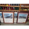 Image 2 : SET OF 1869-1969 CENTENNIAL UNION PACIFIC RAILWAY CALENDAR, POSTERS (12) - FRONT & BACK OF FRAMES