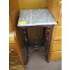 Image 1 : MARBLE TOP SQUARE OCCASIONAL TABLE
