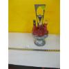 Image 1 : VINTAGE CRANBERRY GLASS 6 PIECE CRUET SET