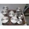 Image 3 : 2 FLATS + OF GLASS CANNISTERS W/METAL LIDS