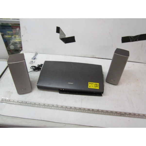 BOSE AV35 CONTROL CONSOLE W/2 SPEAKERS