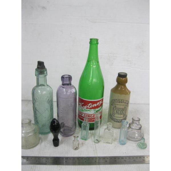 COLLECTABLE BOTTLES - GINGER BEER, ETC.