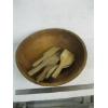 Image 1 : LG. WOODEN DOUGH PROOF BOWL W/WOODEN SPATULAS