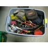 Image 1 : BIN W/MISC. MAGNETIC PICKER UPPER TOOLS, LASER LEVEL, ETC.