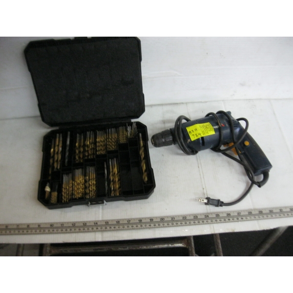 MASTERCRAFT DRILL & BIT SET