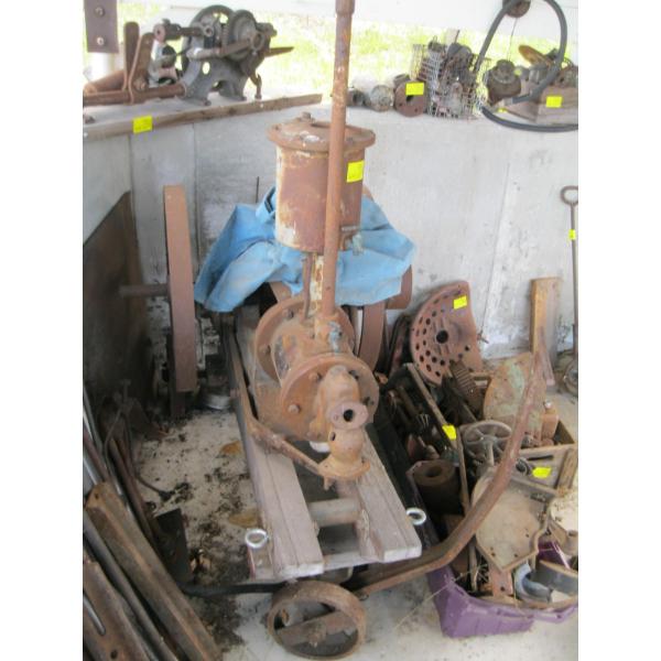 JAMES B. PEDDER & SONS LTD. NAUTILUS WORKS ENGINE ON CART